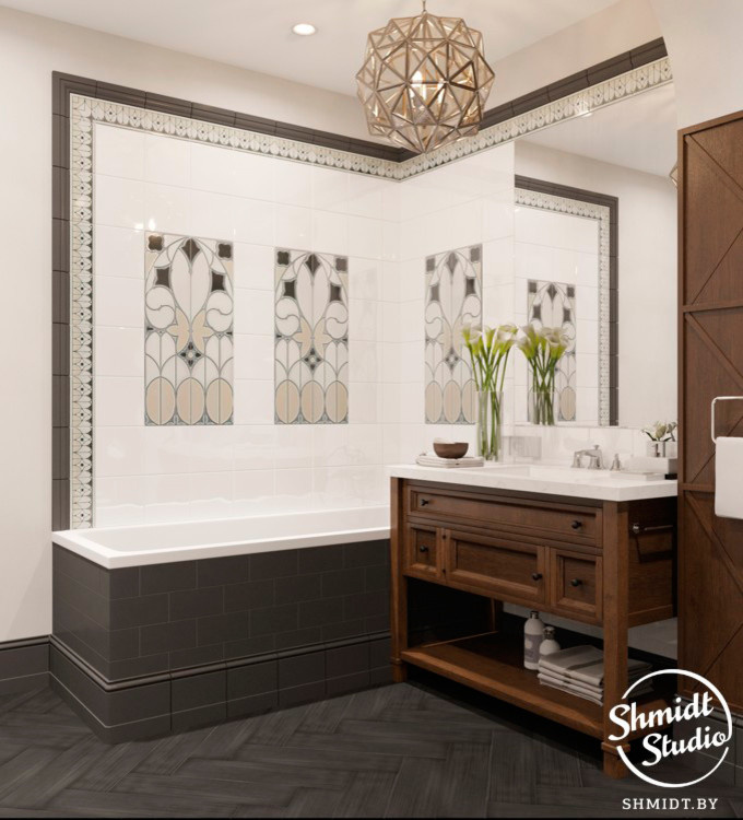 Проект "Яркий" в стиле Ardeco, Минск, 120 м.кв