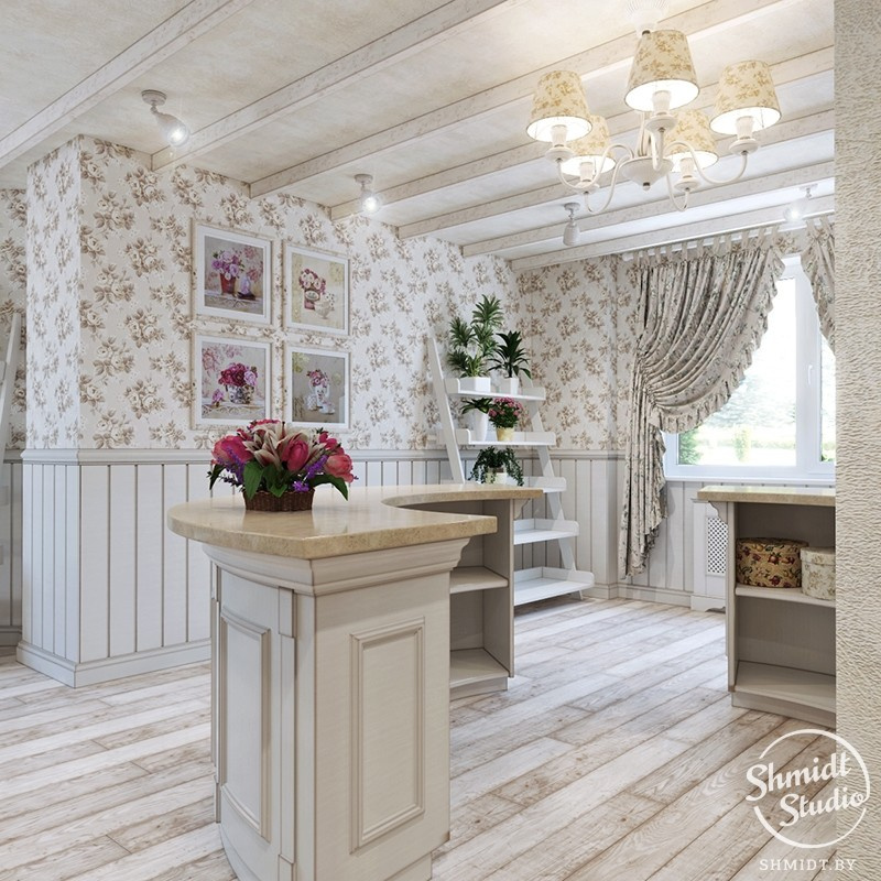 Проект цветочного магазина ArtFlora в Минске, 80 м.кв.