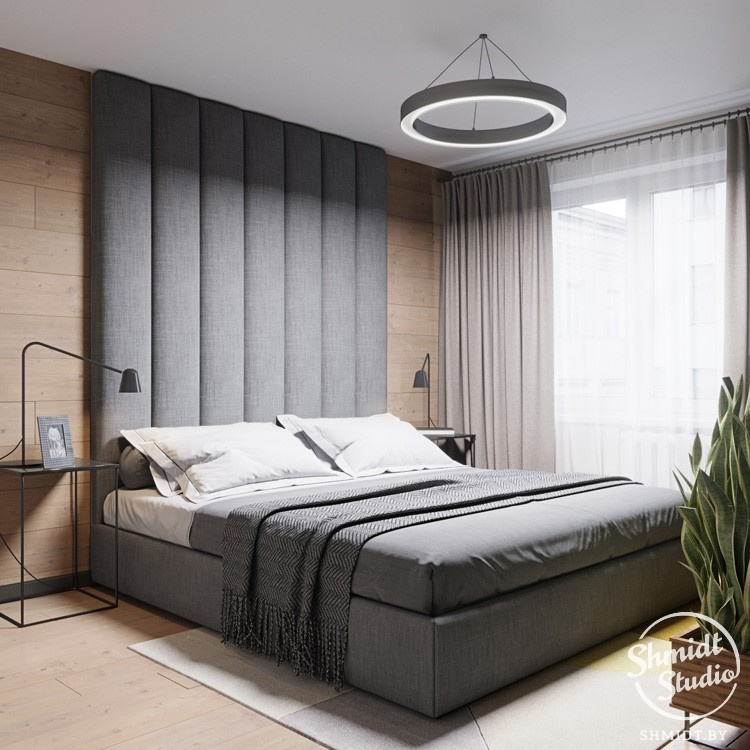 Проект интерьера "Black wall", Минск, 53 м.кв.