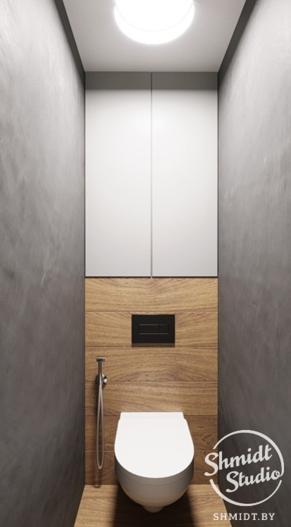 Проект интерьера "Black wall", Минск, 53 м.кв.
