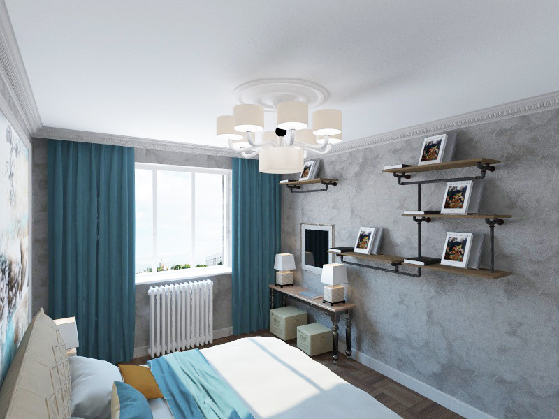 Обложка проекта: Спальня. LOFT. проект Ж.К. Панорама
