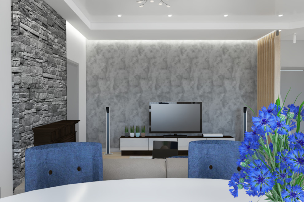 Обложка проекта: Green Park квартира 80м2