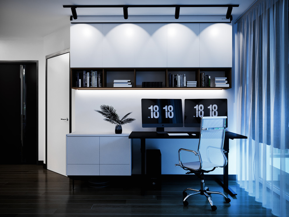 Обложка проекта: Black&White Apartment in Krakau