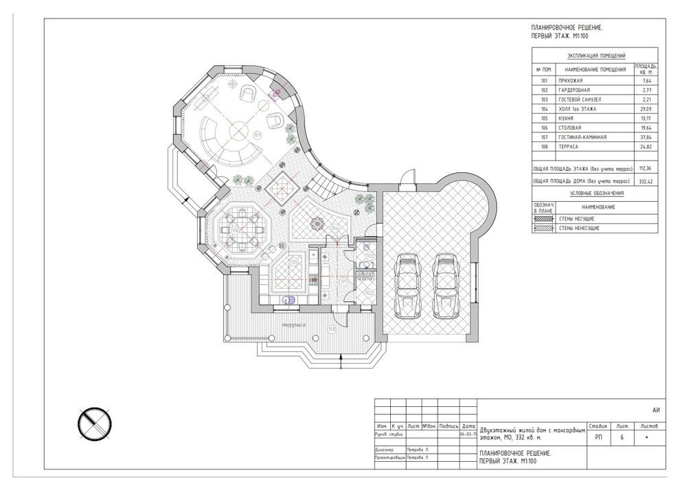 Успенский лес 1-3этаж /335m2