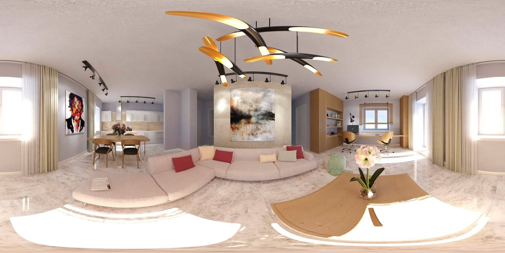 Квартира в Санкт-Петербурге 115 м² - Гостиная