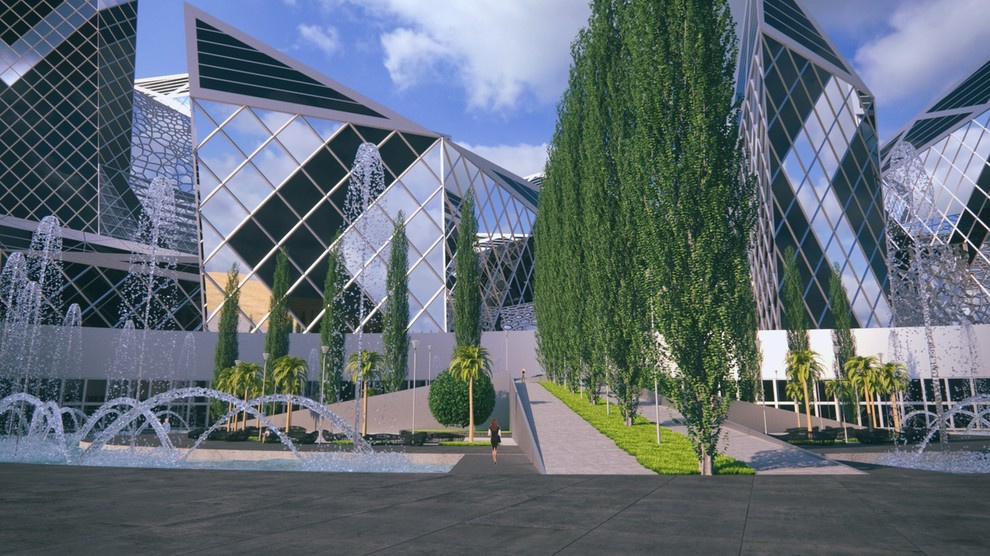 Crystal Towers - Город-небоскреб будущего