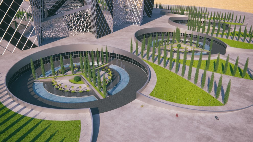 Crystal Towers - Город-небоскреб будущего