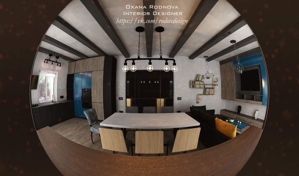 Обложка проекта: Кухня-студия in LOFT STYLE