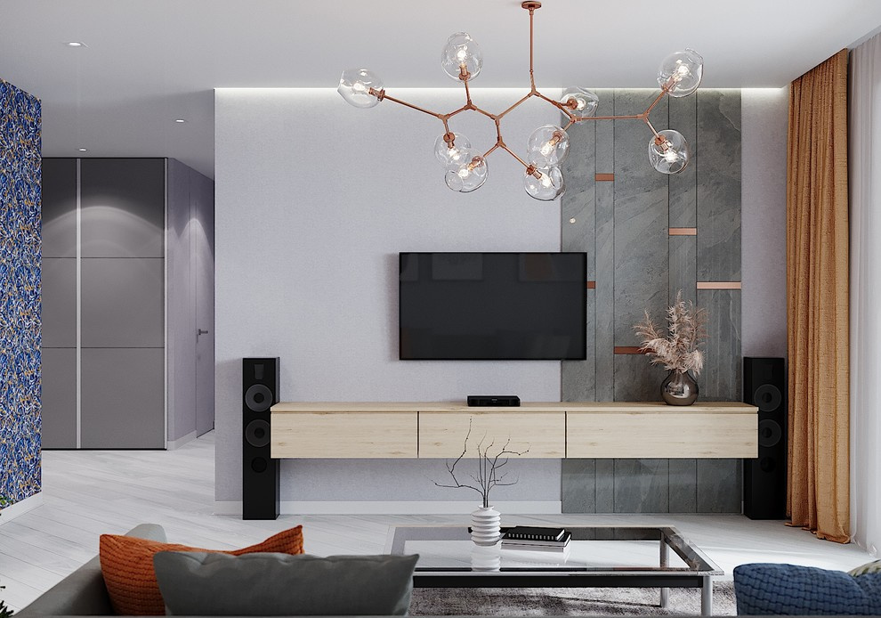 Дизайн - проект кухни-гостиной  29 кв.м.