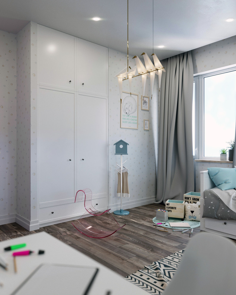 Квартира с тремя спальнями, площадью 144 м 2