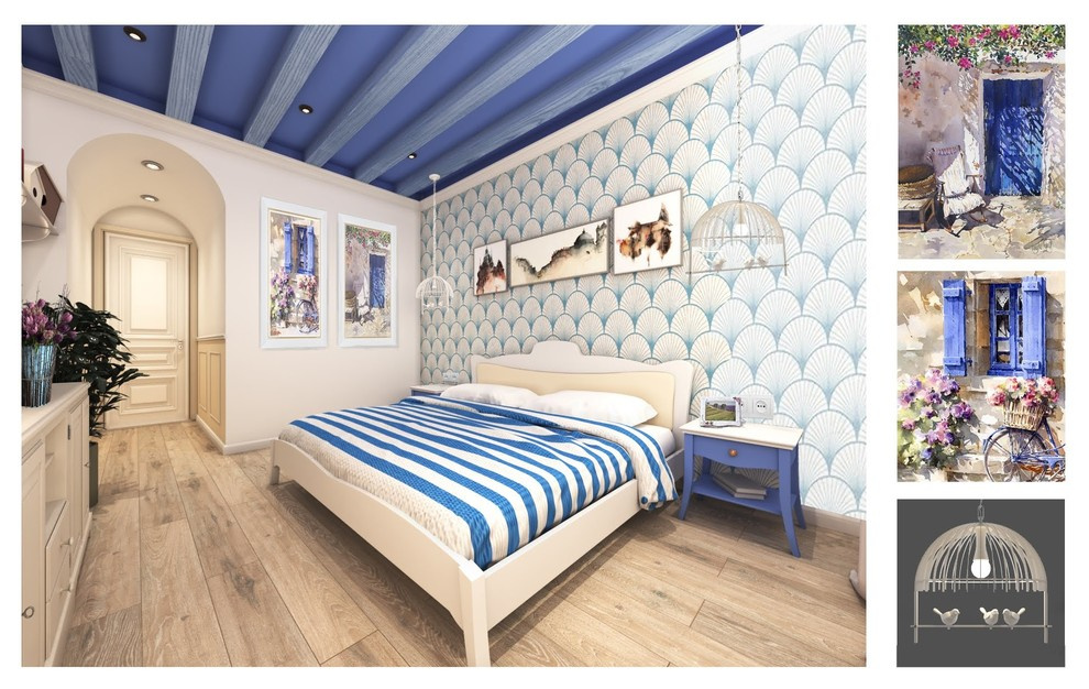 Квартира / 72 м² / Средиземноморский стиль