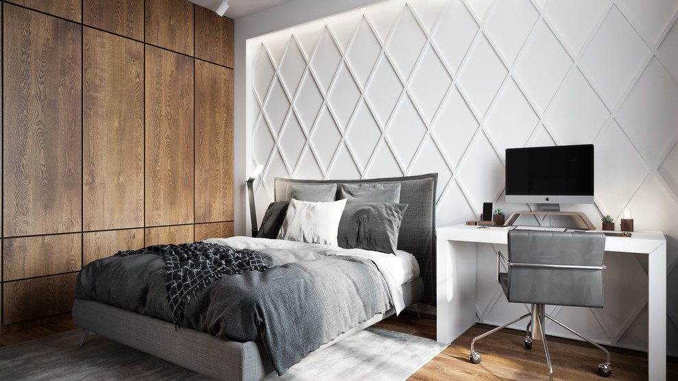 Grey and wood