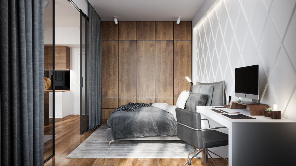 Grey and wood
