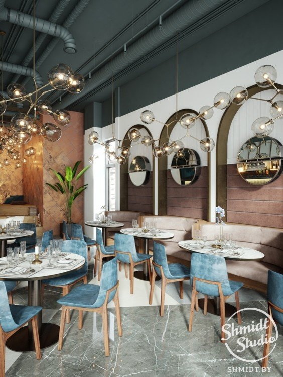Проект интерьера Cafe