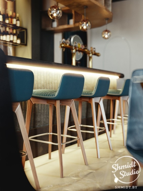 Проект интерьера Cafe