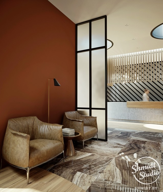 Проект интерьера Reception