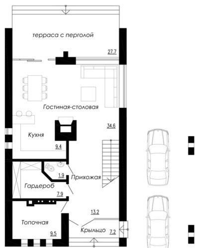 Проект современного дома
