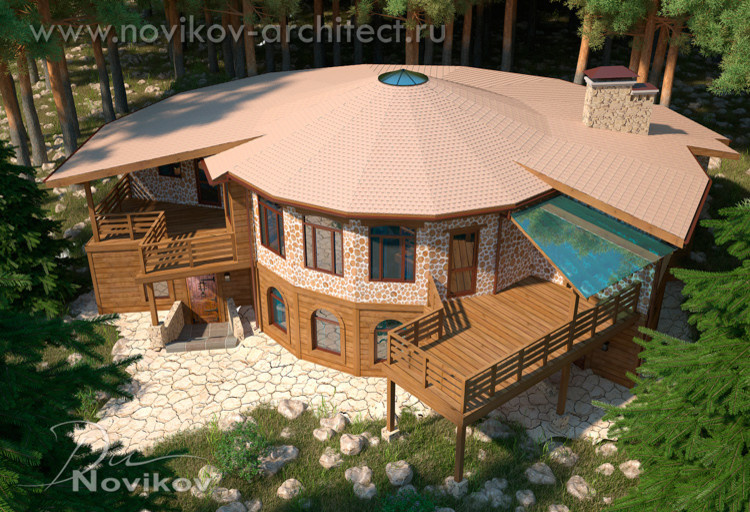 Проект круглого дома