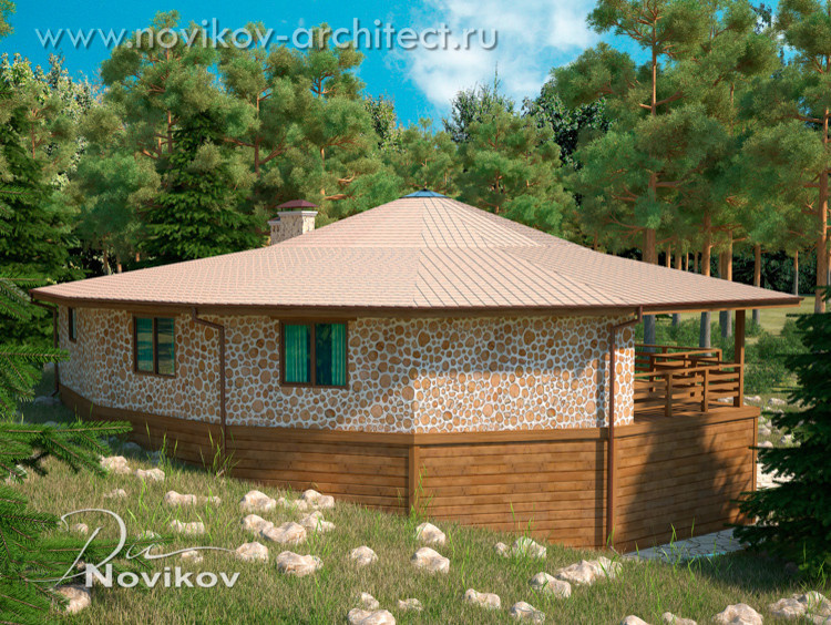 Проект круглого дома