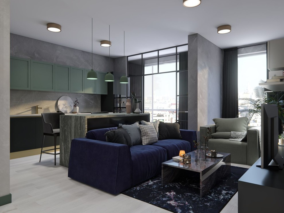 Душа компании: московская квартира для студента, 68 м²