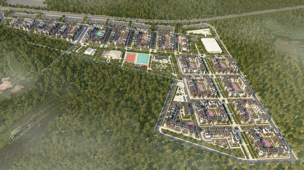 Мытищи Москва (архитектурная 3D визуализация)