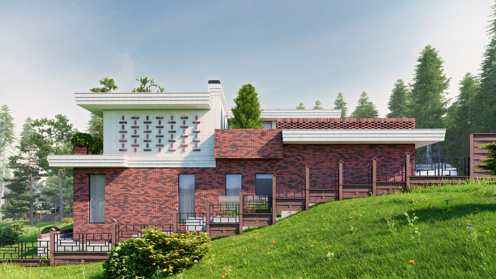 Cvetnik House. Общая площадь 435 кв м.