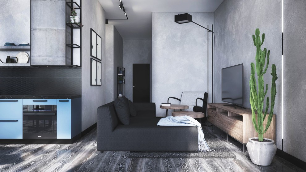 Лофт для актёра МХАТа: двухкомнатная квартира, 68 м²