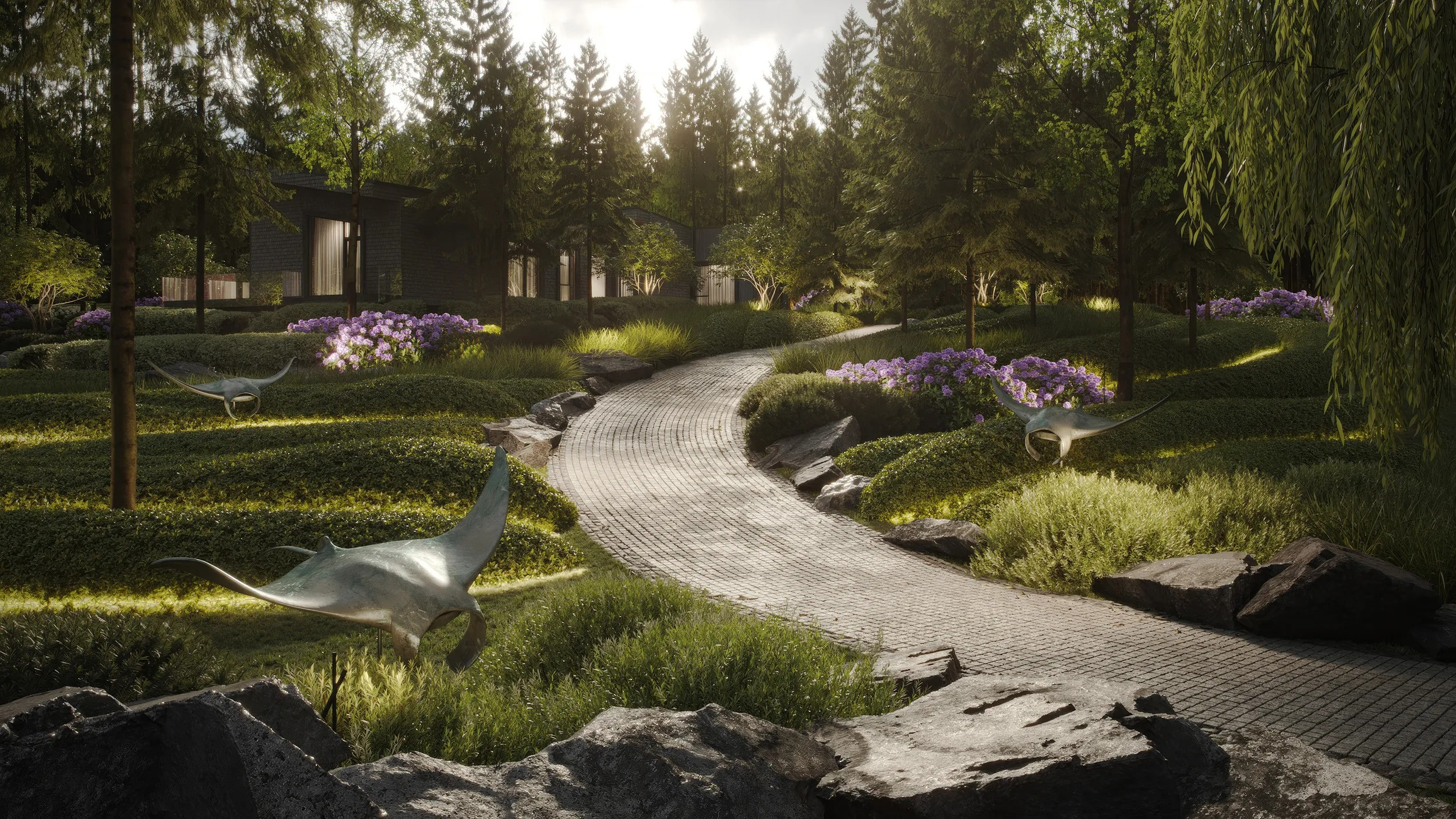 Взлетая в небо, отражаюсь в волнах