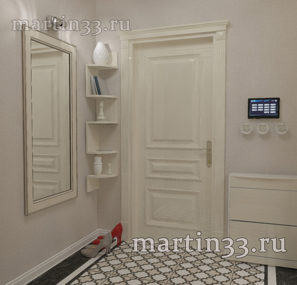 Дизайн квартиры в Москве Коридор