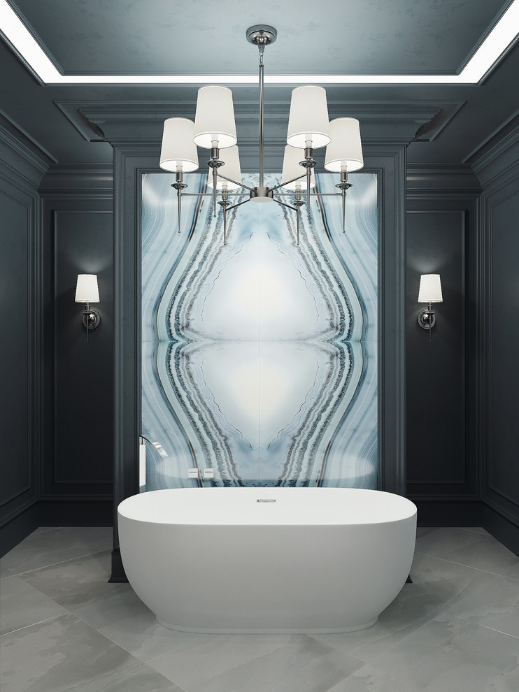BLUE BATHROOM