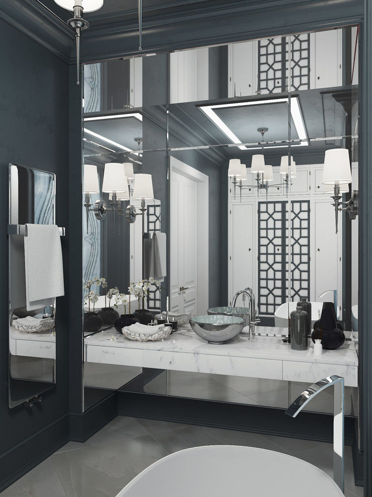 BLUE BATHROOM