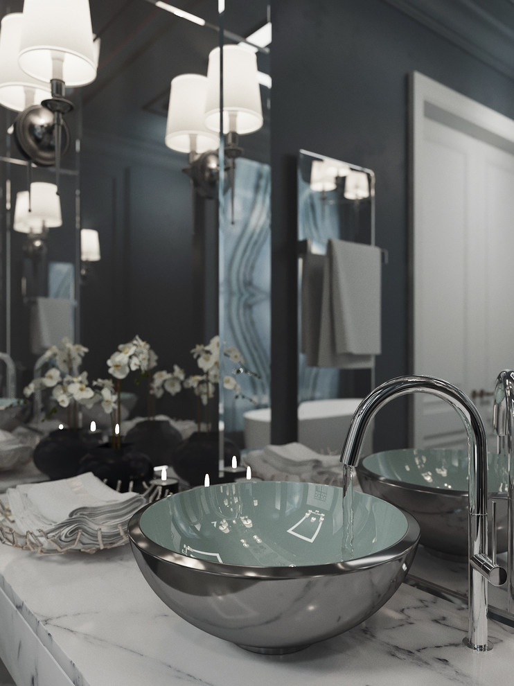 BLUE BATHROOM