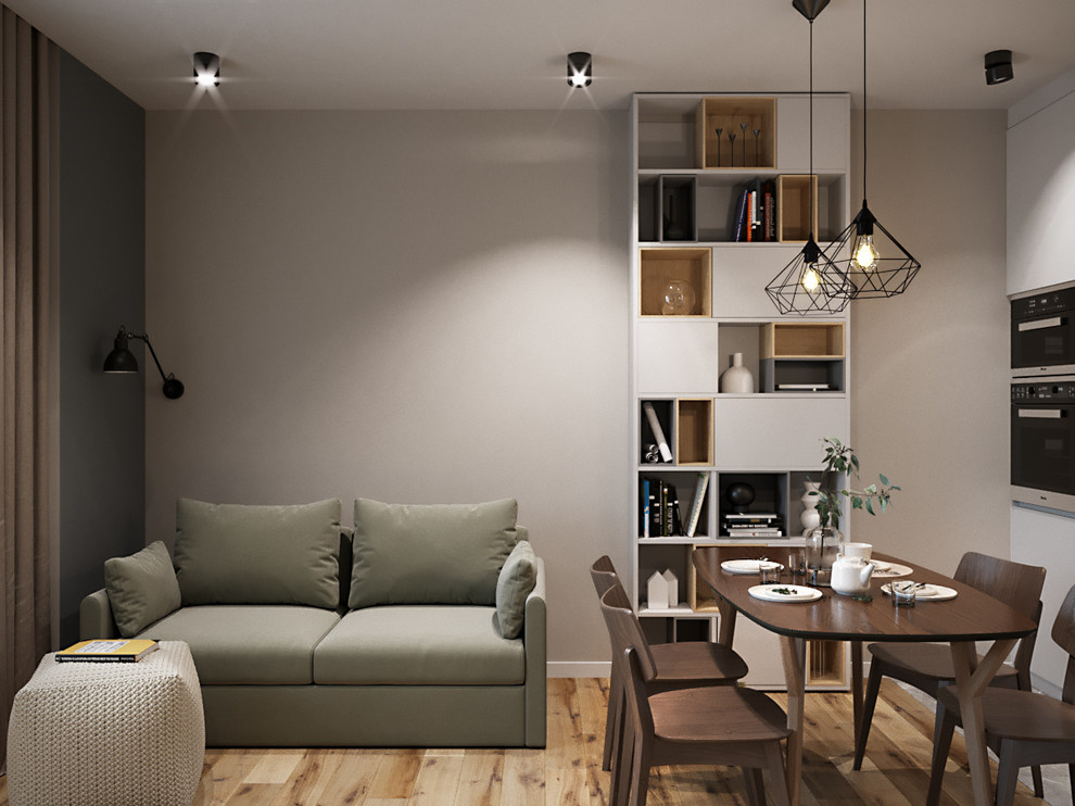 Лаконичная квартира в ЖК "Оранж парк"