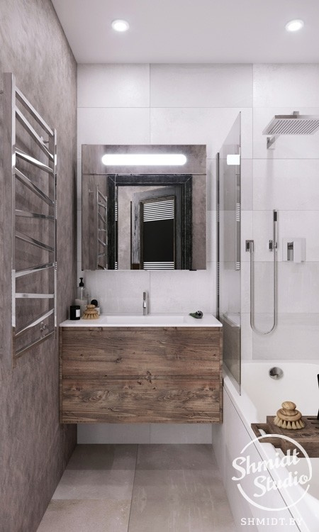 Проект Mini Loft, Москва, 54 м.кв.