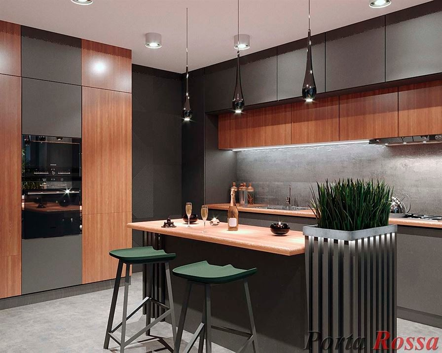 Apartment design in Loft style (64 sq.m)