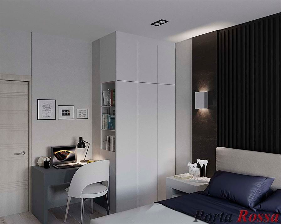 Apartment design in Loft style (64 sq.m)