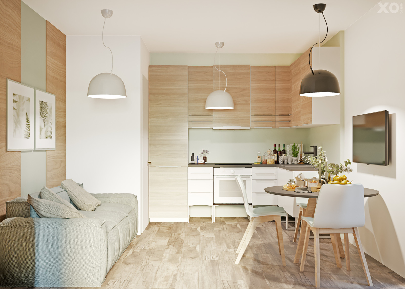 Eco-minimalism 48m2