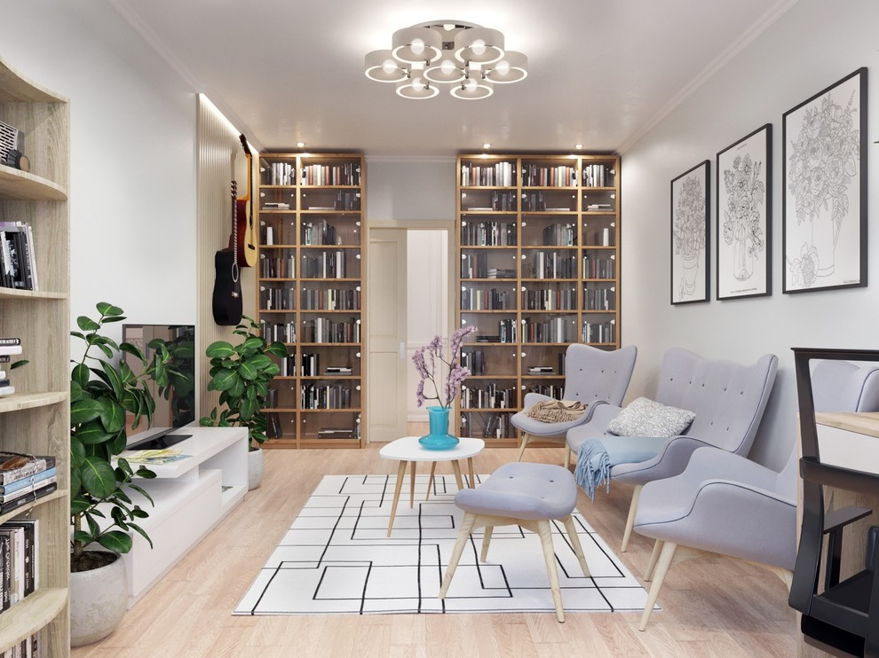 Дизайн проект трешки. Площадь 79.5м².