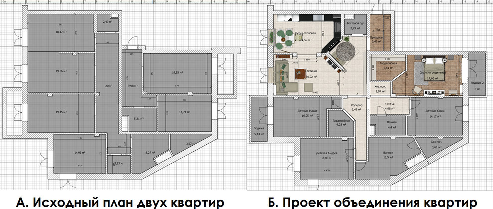Пятикомнатная квартира на ул. Маршала Тухачевского, Москва