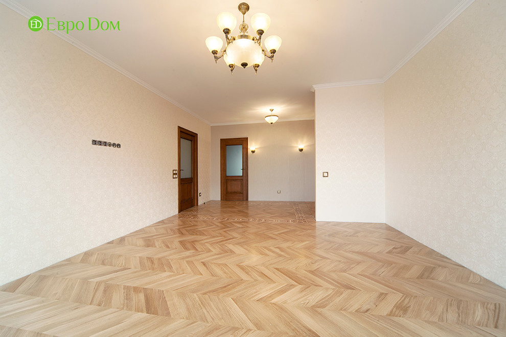 Ремонт трехкомнатной квартиры 74 кв. м в стиле неоклассика