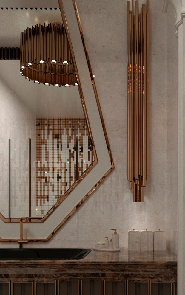 Bathroom "Golden rain"