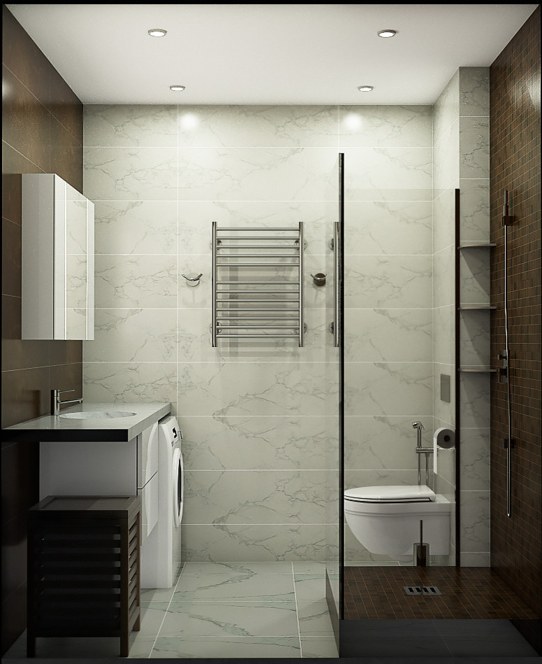 Душевая в квартире, ЖК Гренада 2.