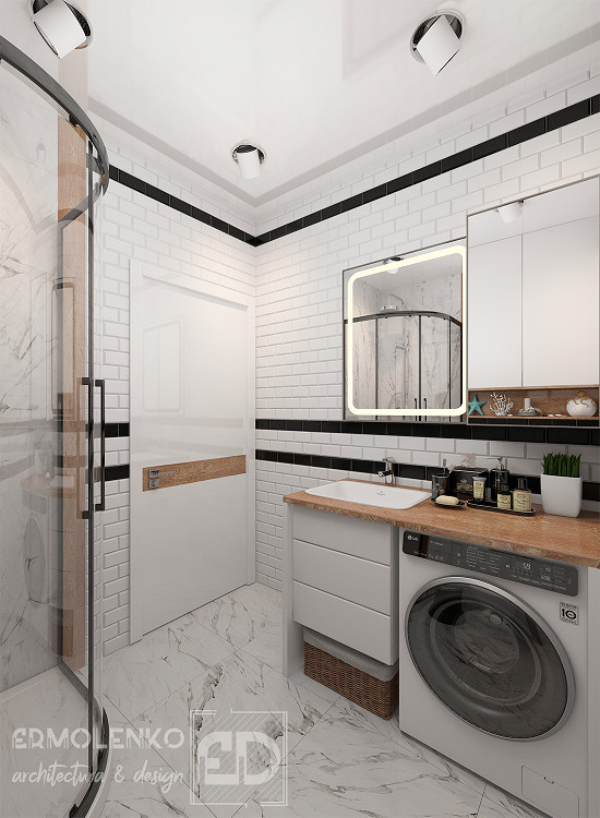 Квартира в Сочи ЖК "Раз, два, три". Санузел.