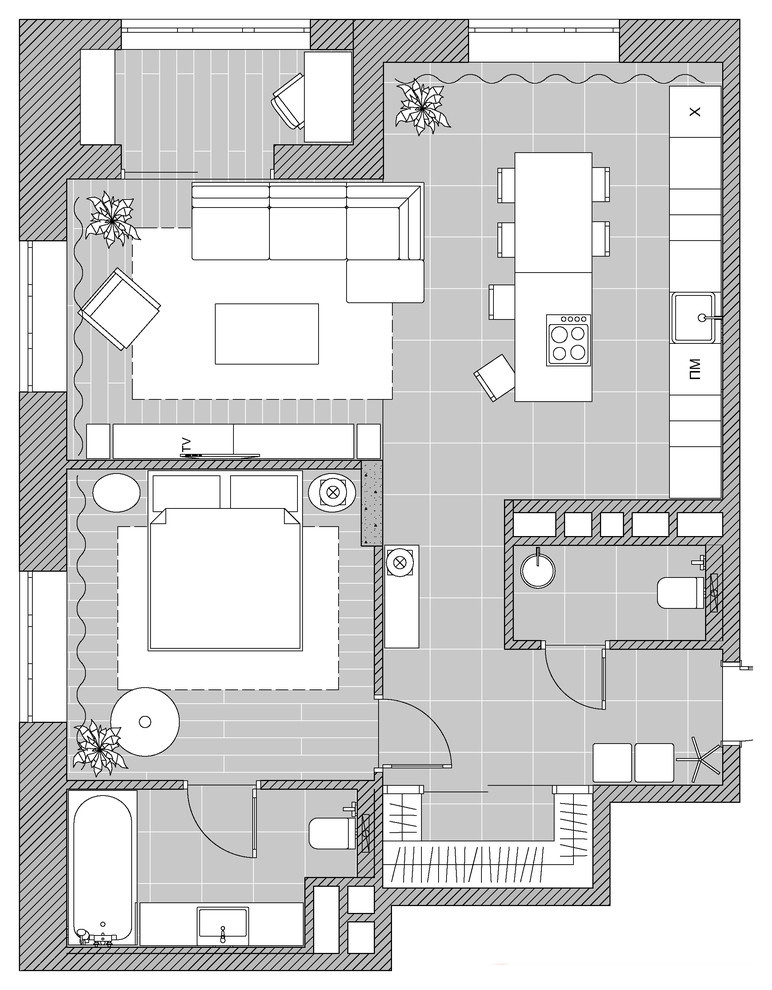 Simon's apartment