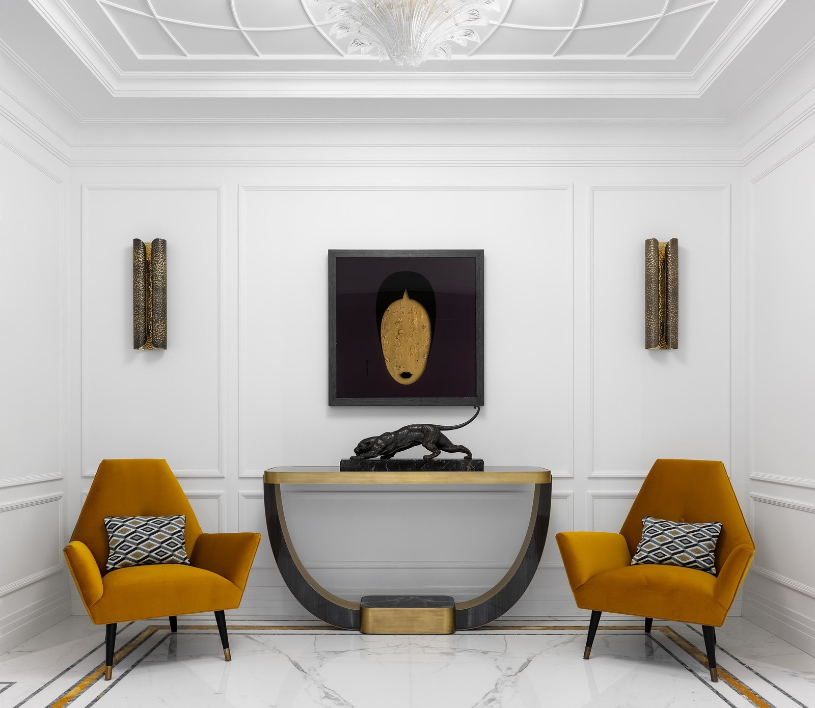 Elegance white apartment