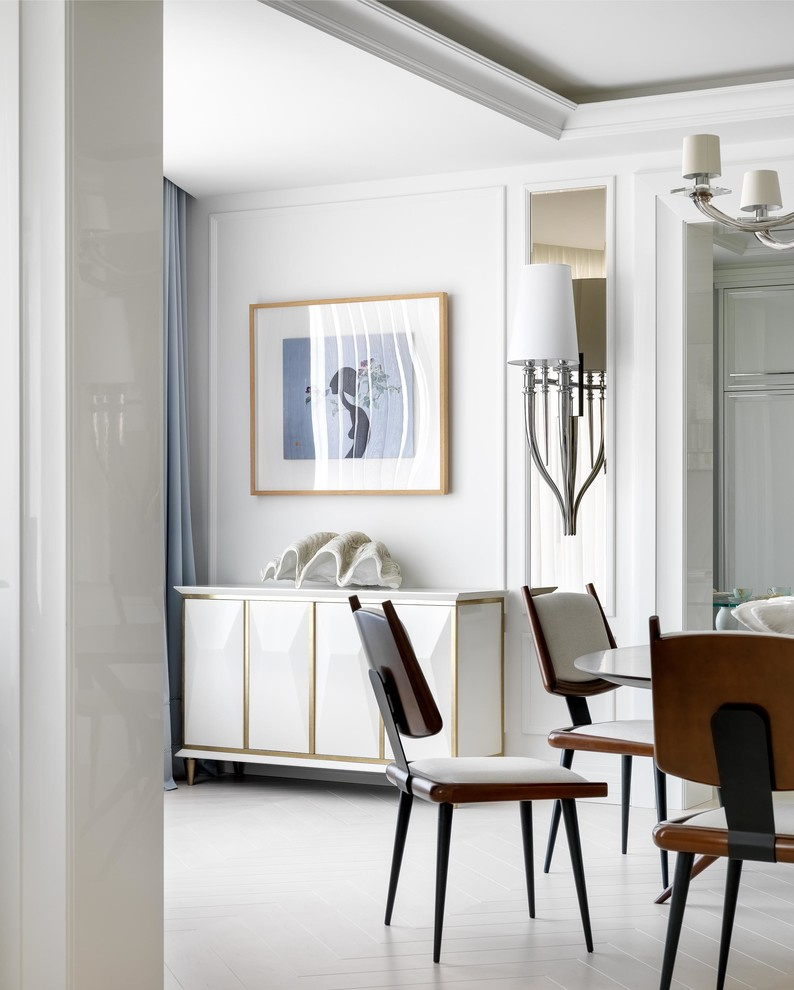 Elegance white apartment