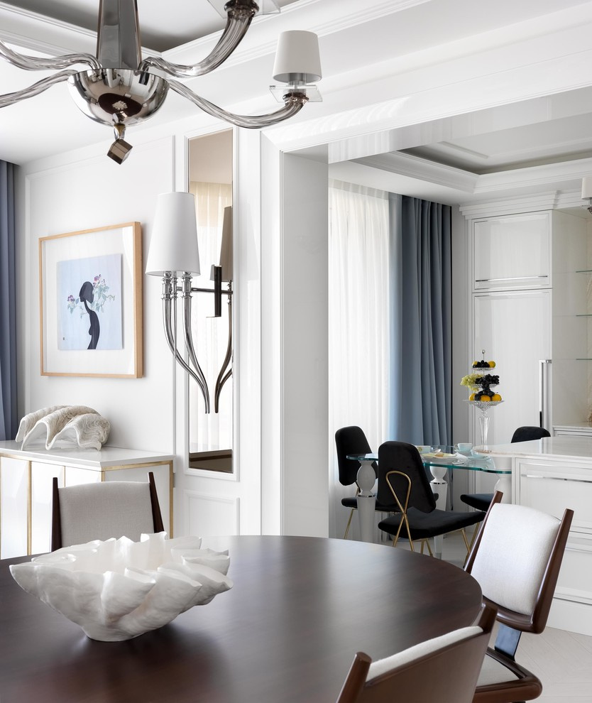 Elegance white apartment