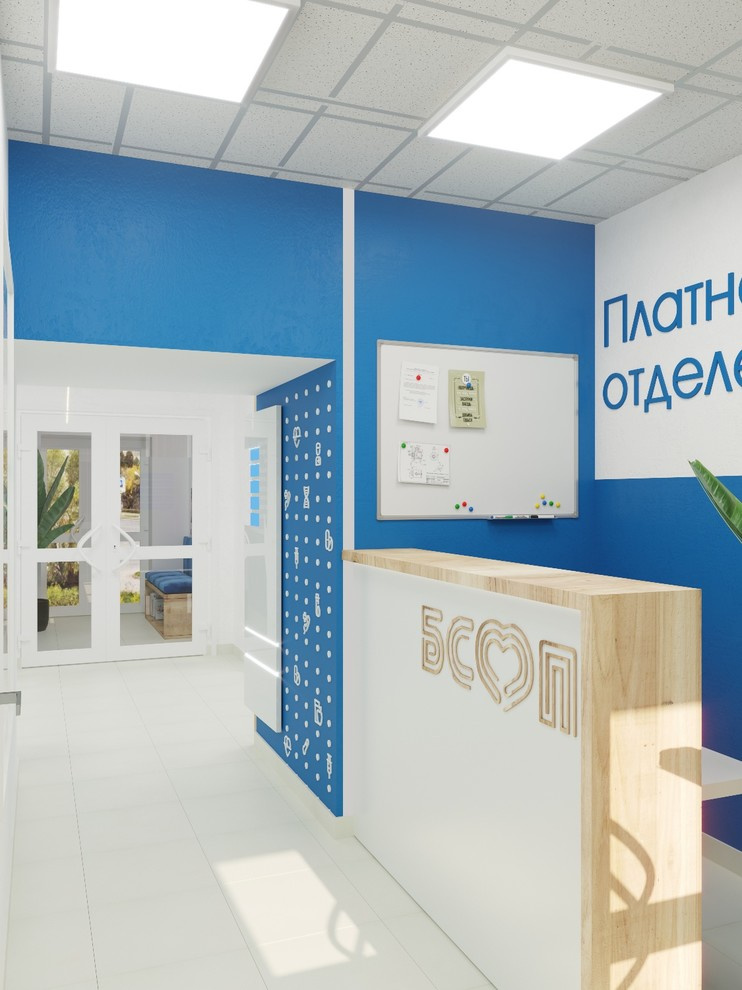 Дизайн концепция платного отделения больницы