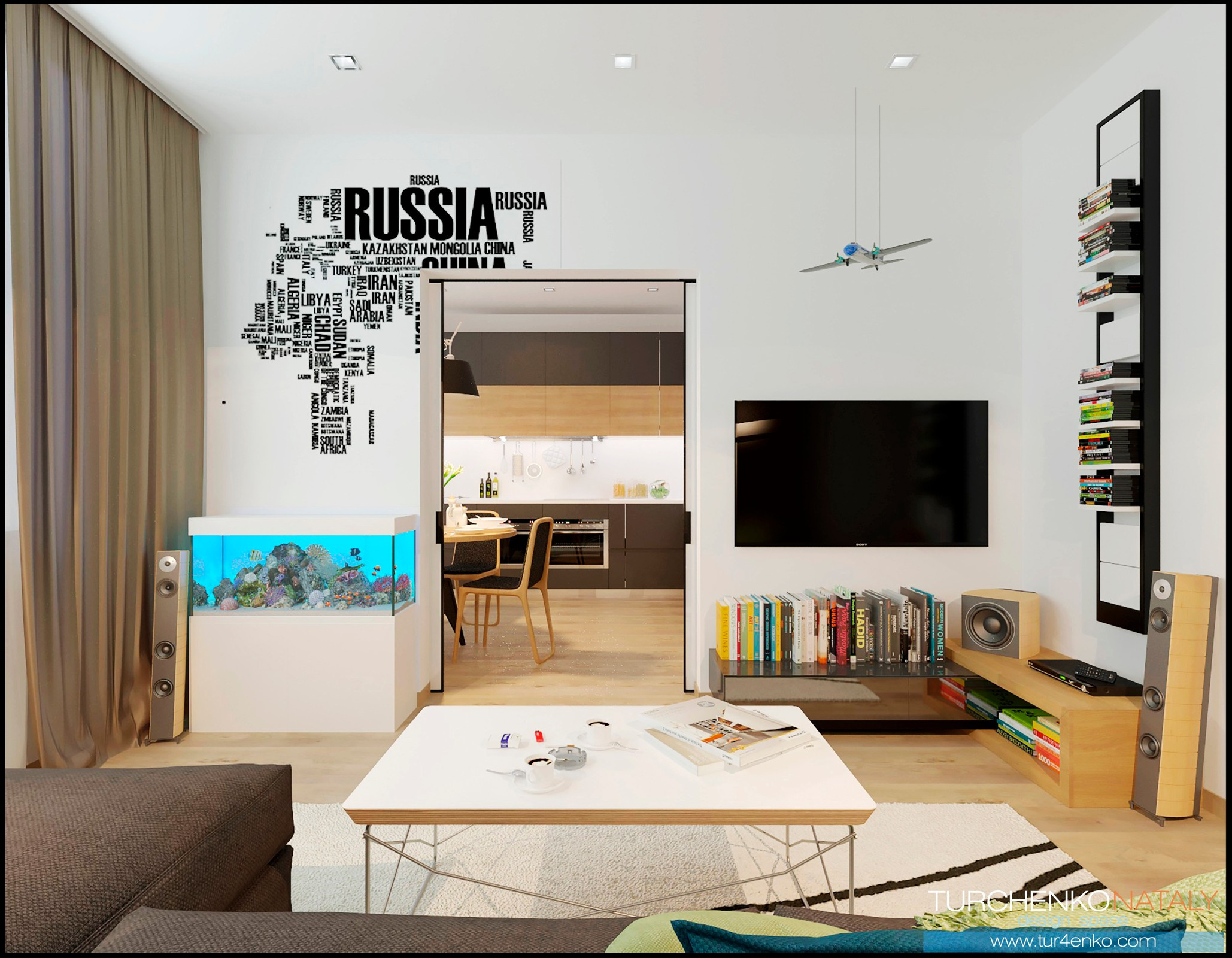 Современная квартира для летчика