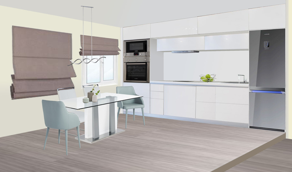 кухня + мини гостиная - столовая  cosina + mini salon comedor